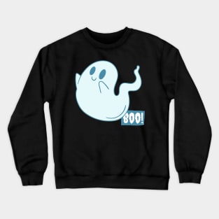 Halloween boooo cute ghost Happy Halloween Crewneck Sweatshirt